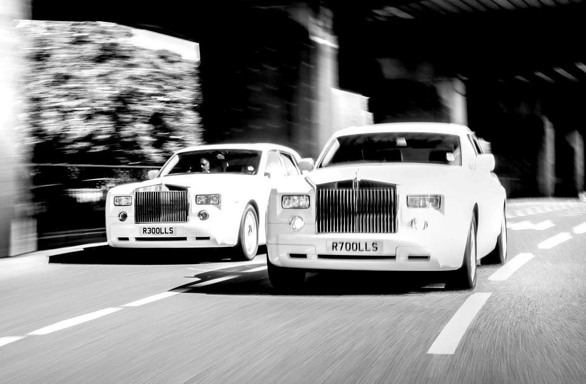 Wedding Number Plates on a Rolls Royce!