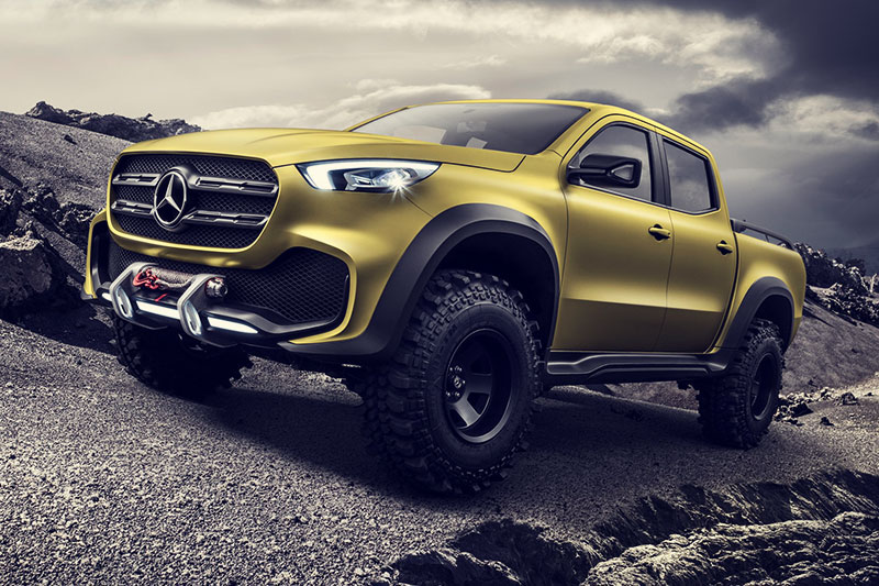 The Mercedes X Class Concept Pick-up Truck Reveal